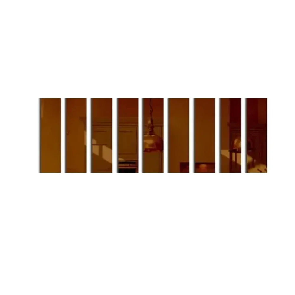 10pcs Strip Wall Mirrors Self-Adhesive Decorative Strips For The Home.
