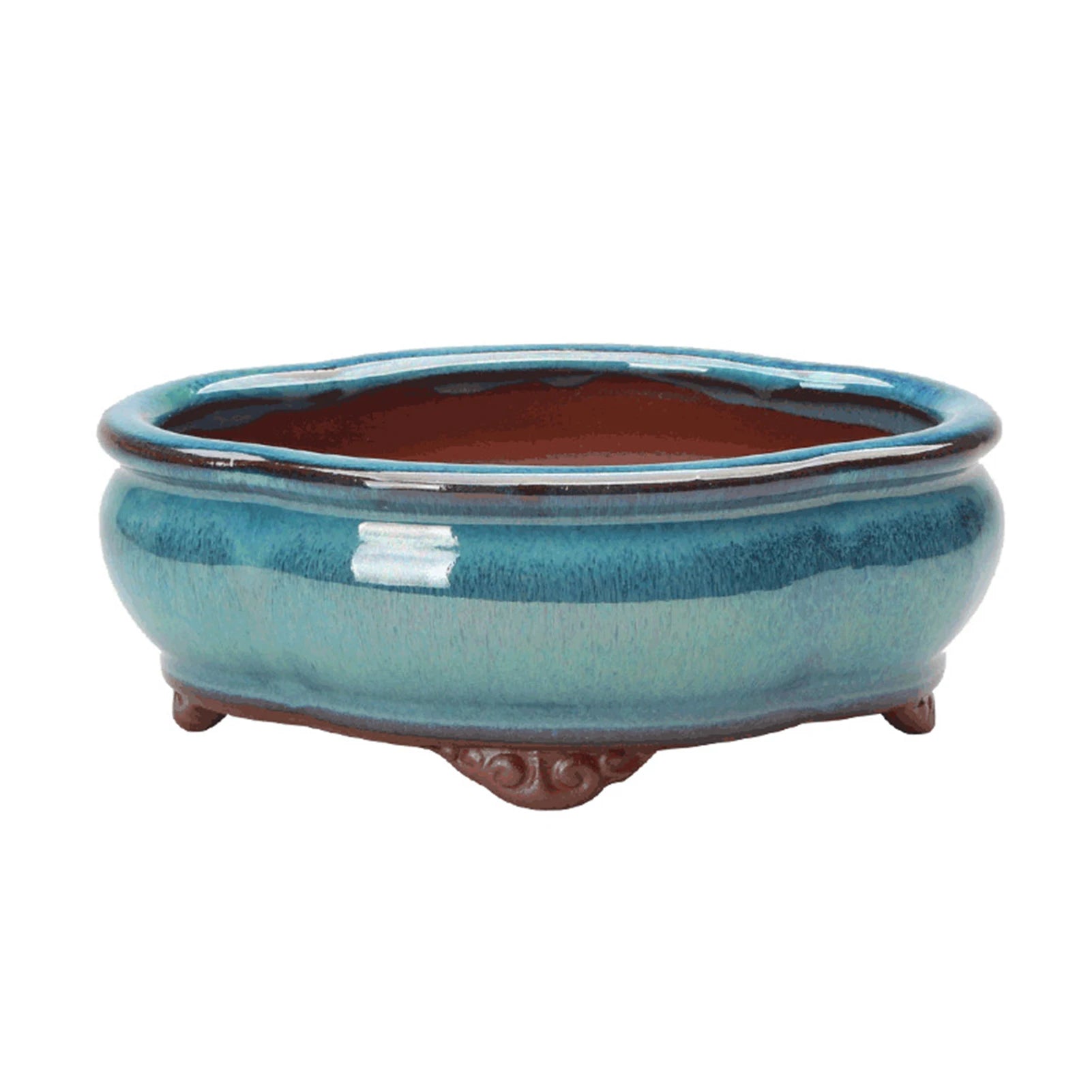 Ceramic Garden Planter Pots Elegant Breathable Pottery Bonsai Pots