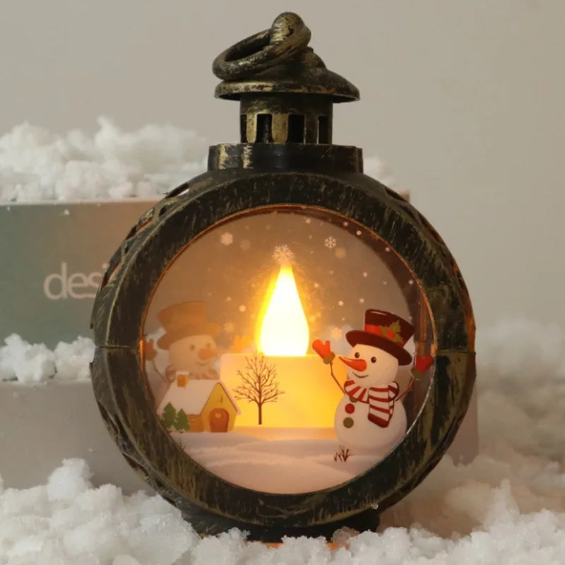 Christmas Decorations Retro Night Lights, Window Ornaments