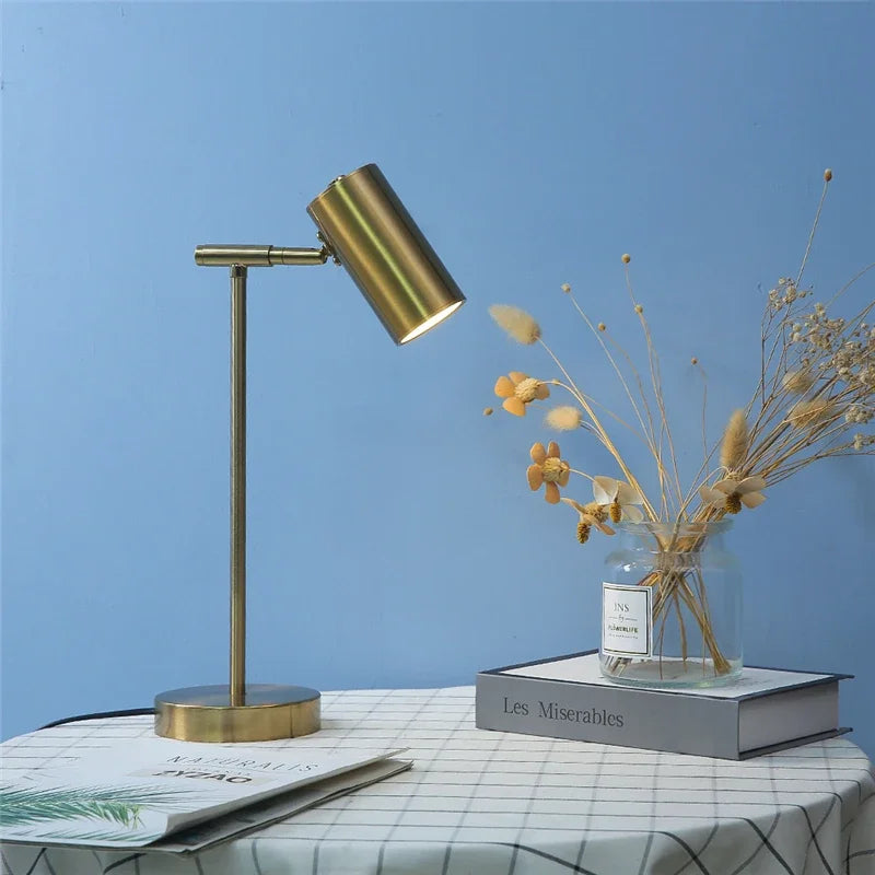 Modern Creative Golden Table Lamps Eye Protection Study Reading Desk Lamp Nordic Living Room Bedroom Bedside Decor Table Light
Modern Golden Table Lamp, Desk, Bedside, Table