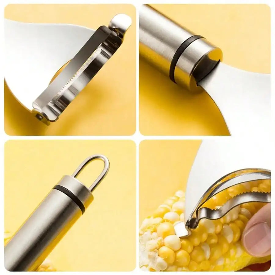 Stainless Steel Corn Off The Cob Peeler