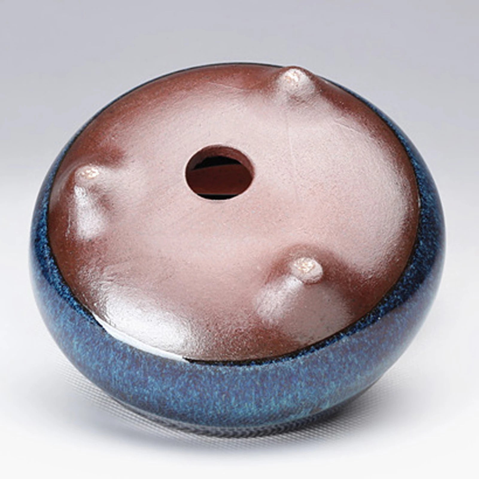 Ceramic Garden Planter Round with Hole Indoor Outdoor