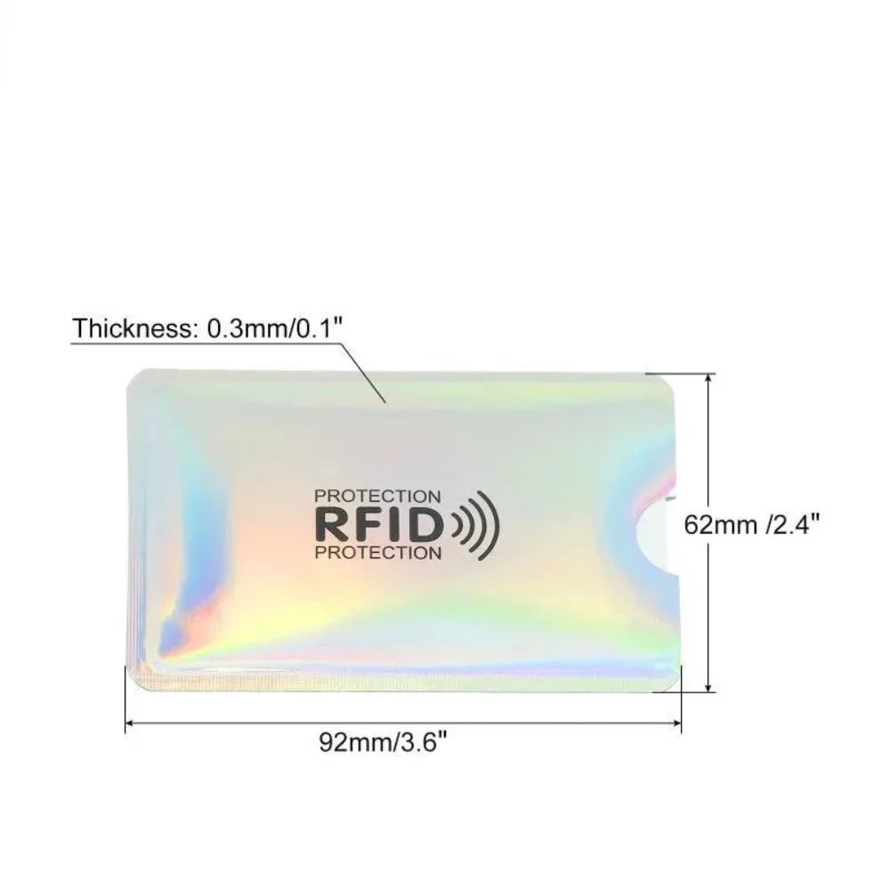 10Psc RFID Blocking Sleeves, Identity Theft Protection Secure Sleeve for Cards