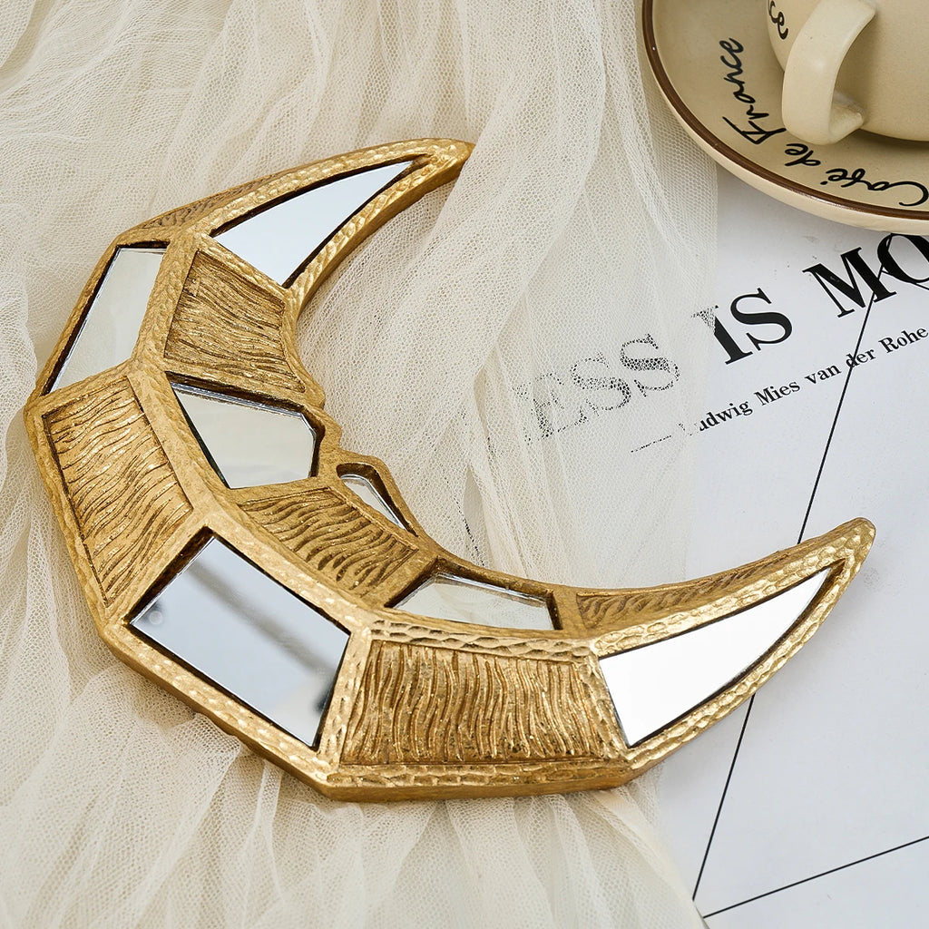 Crescent Moon Shaped Mirror