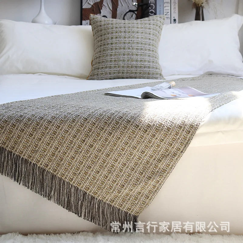 Quality Throw Blankets Textured Big Knitted Blankets Chunky Vintage Luxury Throw or Bedspread