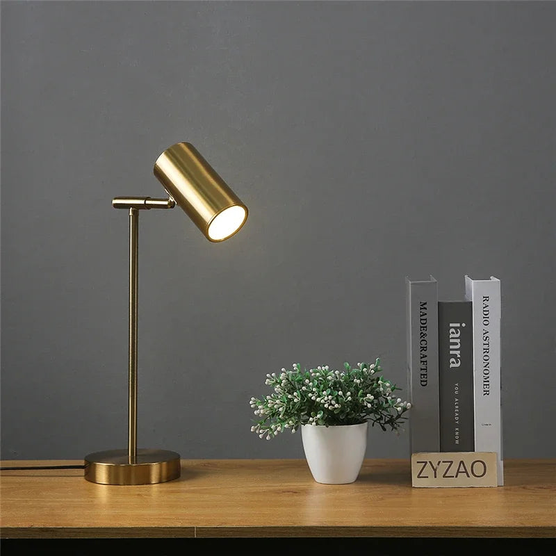 Modern Creative Golden Table Lamps Eye Protection Study Reading Desk Lamp Nordic Living Room Bedroom Bedside Decor Table Light
Modern Golden Table Lamp, Desk, Bedside, Table