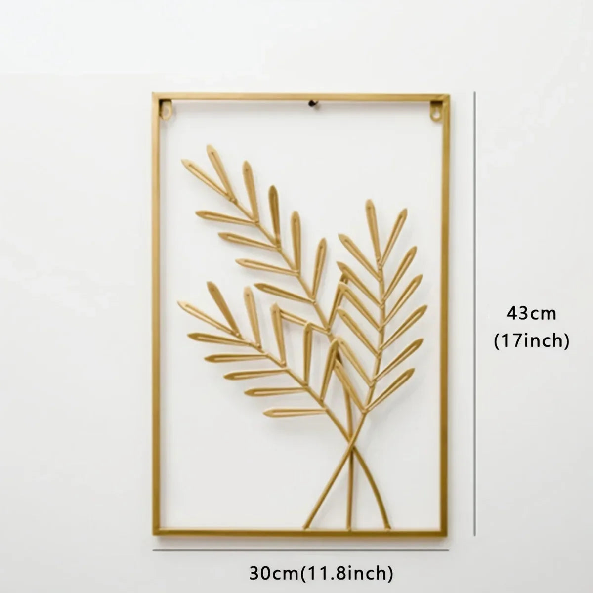 Jungle Leaves Metal Wall Art Creative