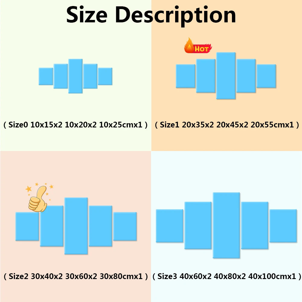 Wall Art Home Decor Framework Canvas Pictures 5 Pieces Paintings HD Prints  Living Room Custom Made Poster PENGDA