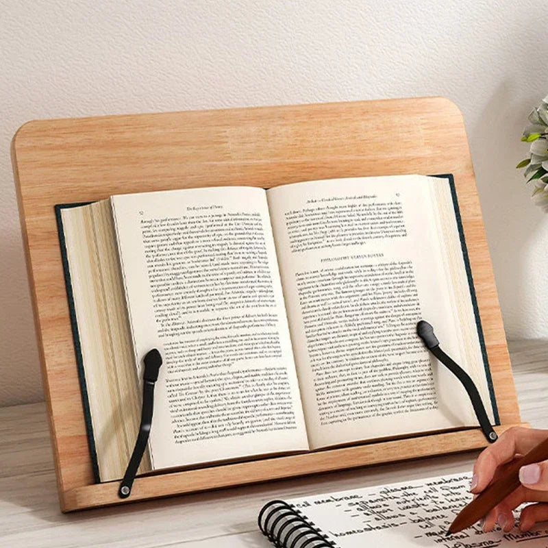 Adjustable Reading Rest Tablet, Page Paper Clips. Reading Desk Bookstand