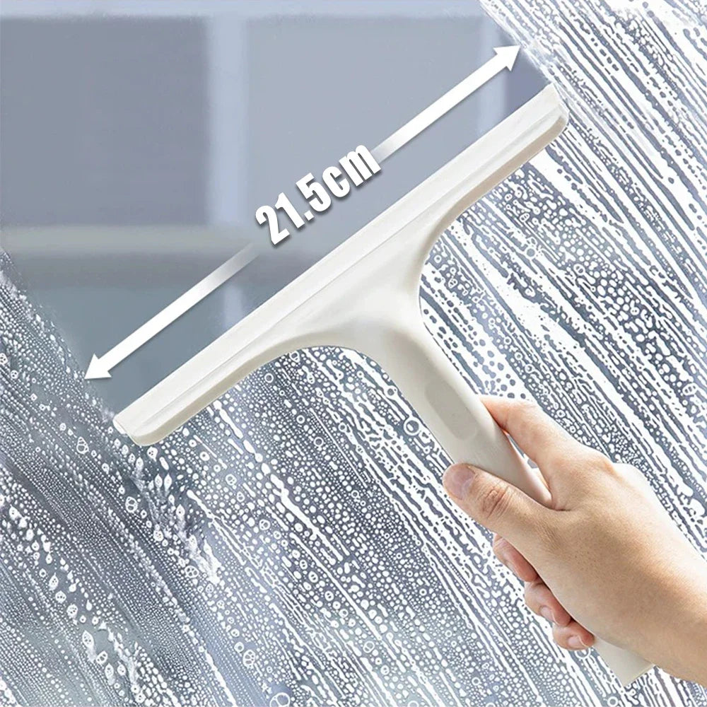 3 in 1 Window Cleaning Squeegee, Spray, Loosen Dirt with Sponge, Squeegee Away