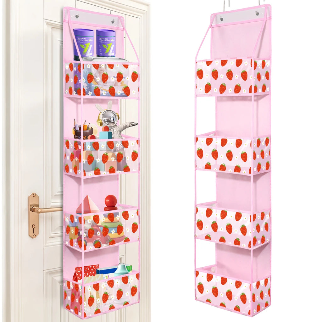! PCS 4/6 Layer Over the Door Hanging Organizer, Use for Cosmetics, Storage, Nursery, Bathroom