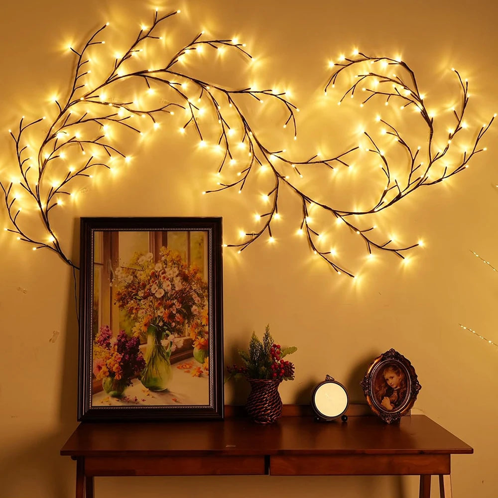Outdoor/Indoors Solar Tree and Vine 96LED Lights Waterproof