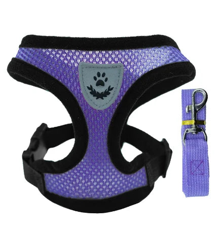 Cat Harness Vest Adjustable Mesh Harness For Cats and Small Dogs