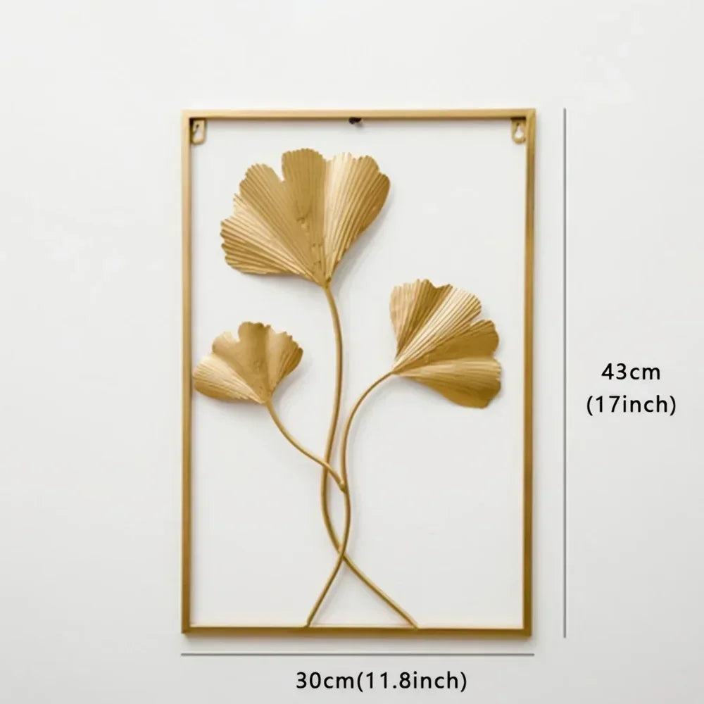 Jungle Leaves Metal Wall Art Creative
