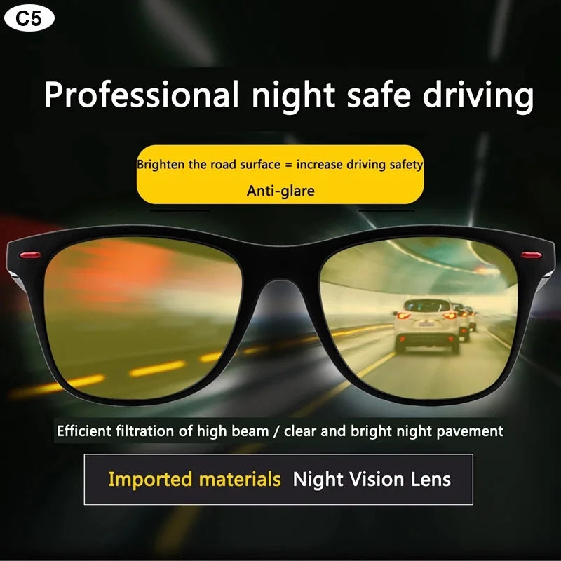 Polarized Glasses For Night and Day Vision For Men
