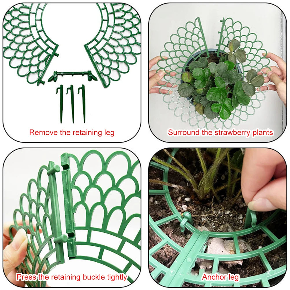 5/10 Gardening, Strawberry Vegetables, Supports Keep Plants Off Ground