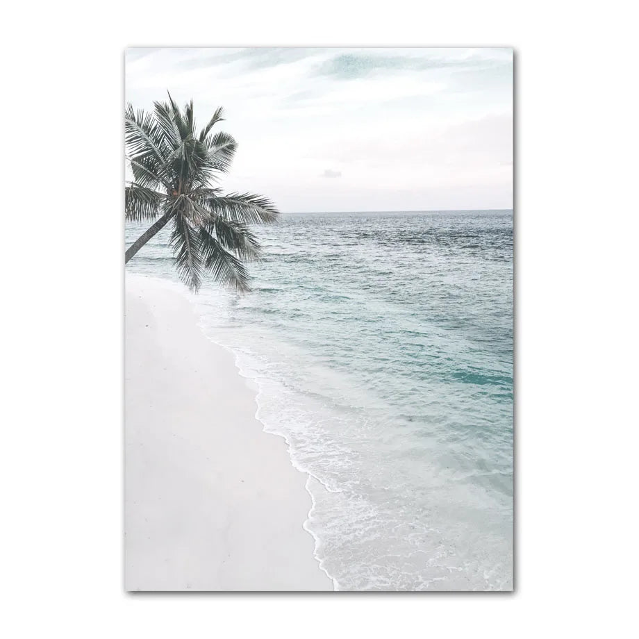 Beaches Weaves Ocean Seagulls Turtles Beautiful Canvas Paintings