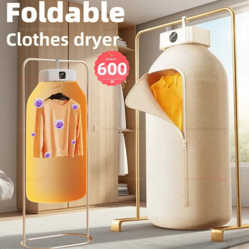Mini Portable Dryer Foldable Electric, Apartment Travel