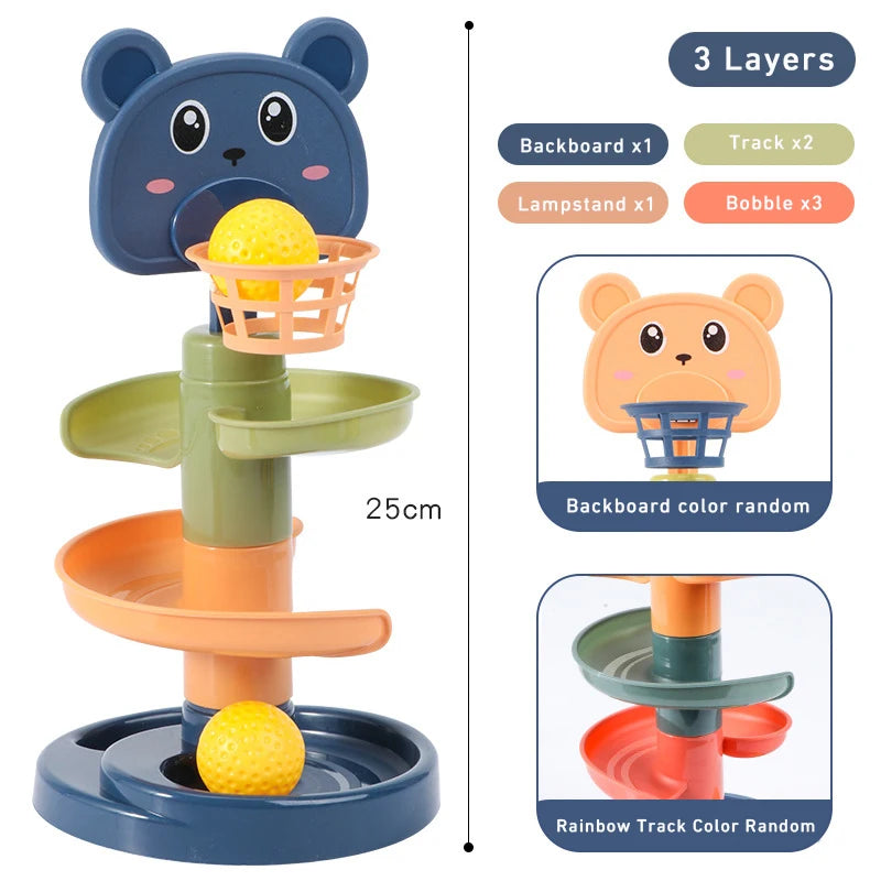 Montessori Toys, Baby 0-36 months, Track Rolling Ball, Push Sliding Ball, Early Educations Store