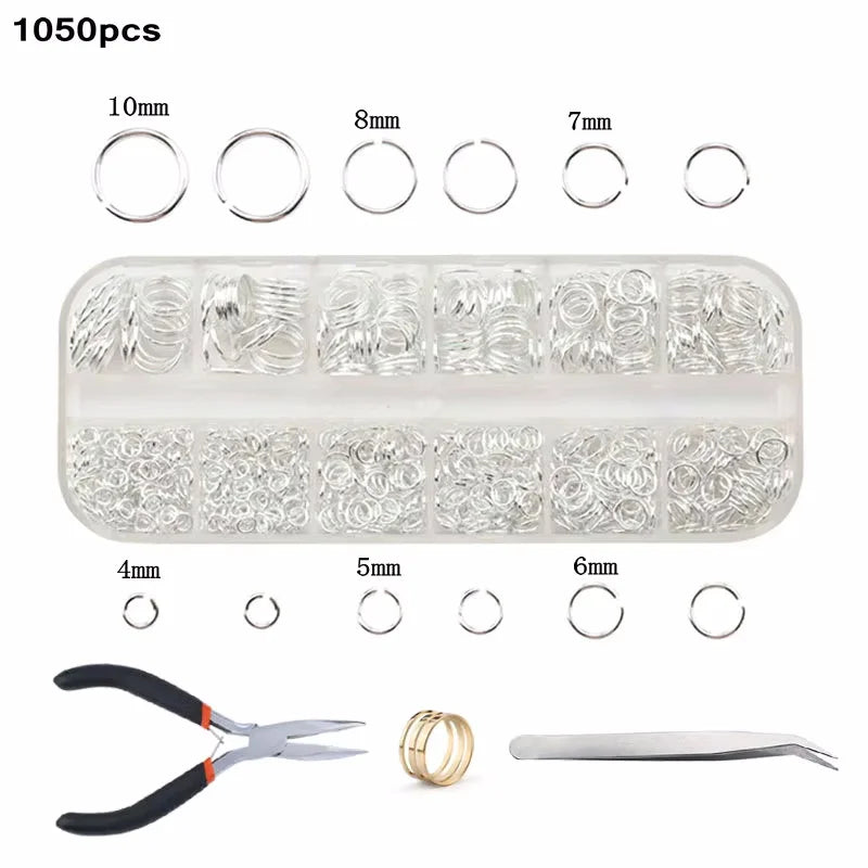 Jewelry Making Supplies Kit With Tools, Earring Charms, Jewelry Wires, Findings