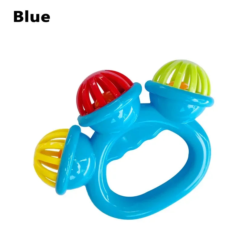 1/4pcs Newborn Hand Rattle, Grasping Hand Toy. Made of Safety Material