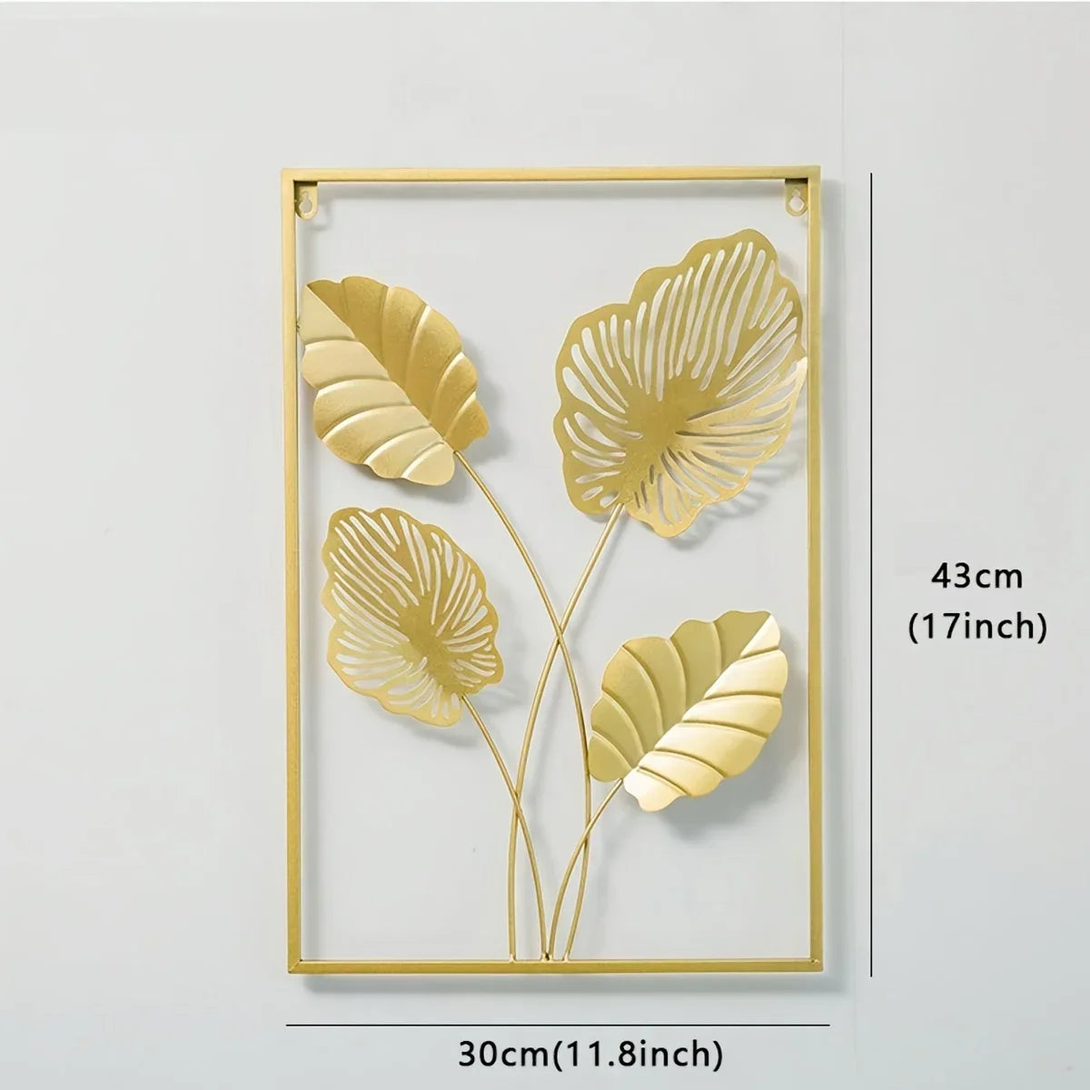Jungle Leaves Metal Wall Art Creative