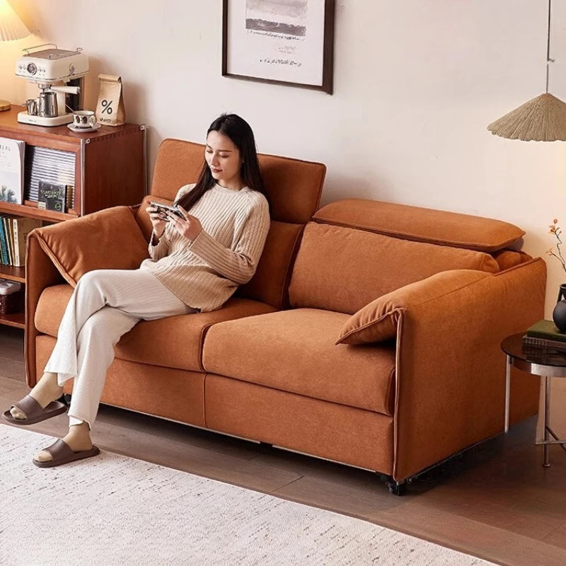 Nordic Small Sleeper Sofa, Foldable for Bedroom, Living Room