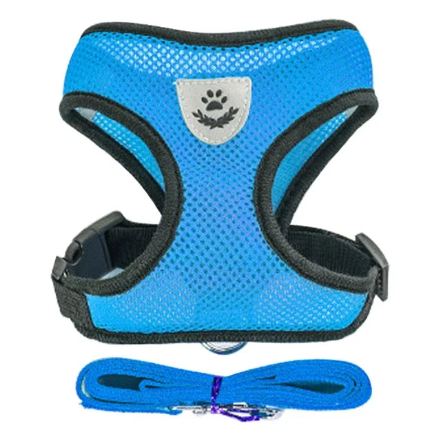 Cat Harness Vest Adjustable Mesh Harness For Cats and Small Dogs