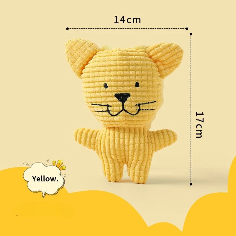 Plush Companion Sleeping Duck Dog Toys for Small Large Dogs Bite Resistant Teeth