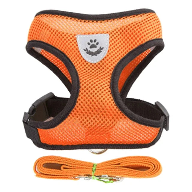 Cat Harness Vest Adjustable Mesh Harness For Cats and Small Dogs