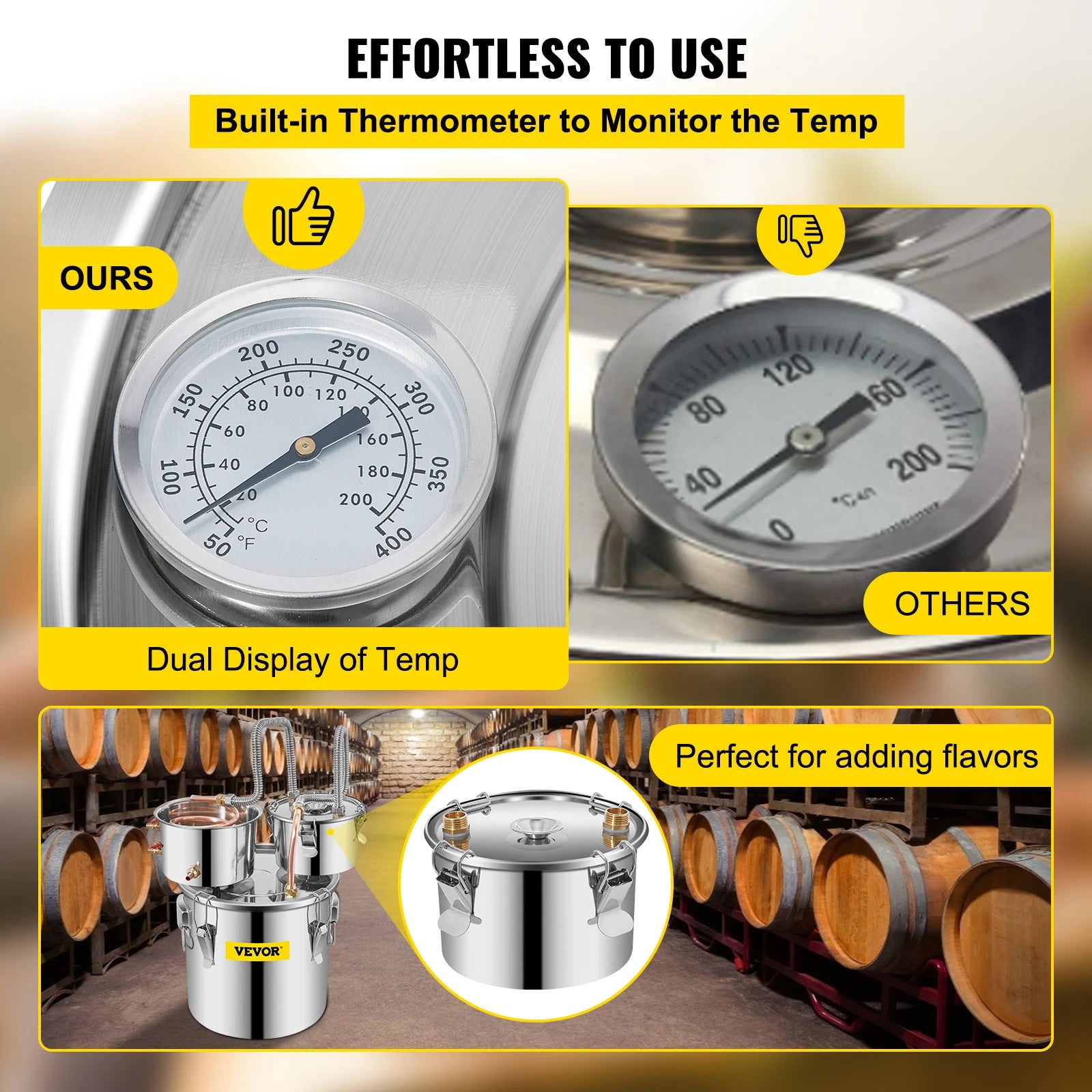 Stainless Steel Still, Whiskey, Beer, Brandy, 12L 20L 50L