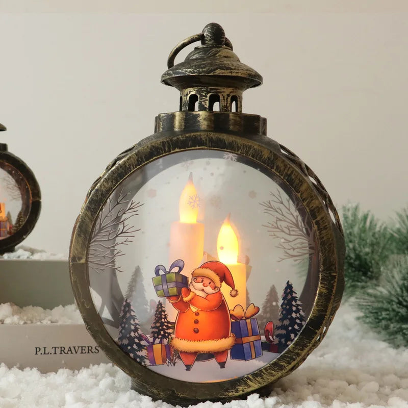 Christmas Decorations Retro Night Lights, Window Ornaments