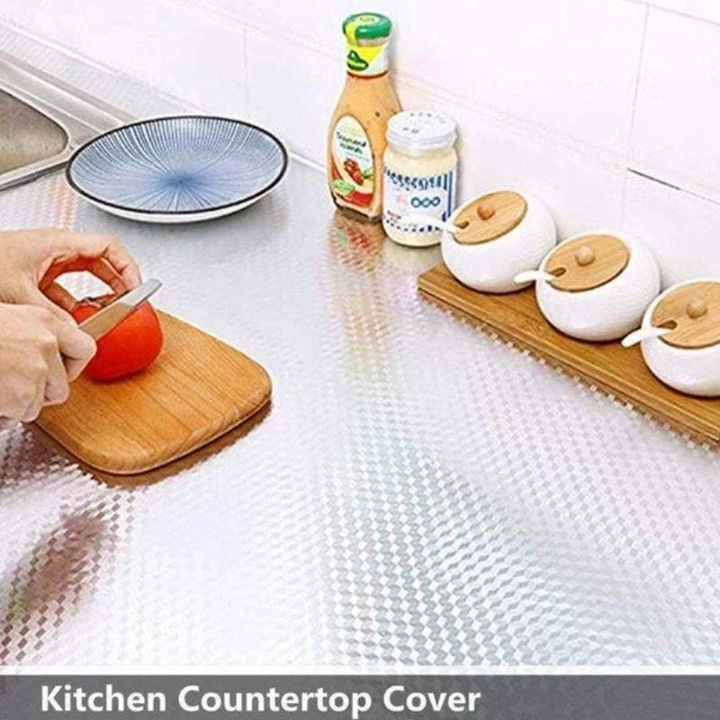 Self-Adhesive Aluminum Foil For Counters Drawers Shelves Liners