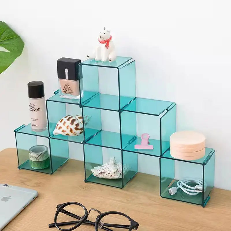 Plastic Drawer Organizer Box for Jewelry, Divider Storage For Desk, Underwear Organizer
