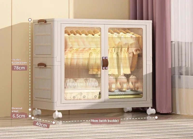 Baby's Bedroom Closets Wardrobe Transparent Stable