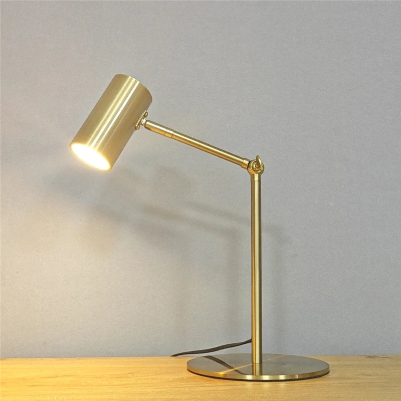 Modern Creative Golden Table Lamps Eye Protection Study Reading Desk Lamp Nordic Living Room Bedroom Bedside Decor Table Light
Modern Golden Table Lamp, Desk, Bedside, Table