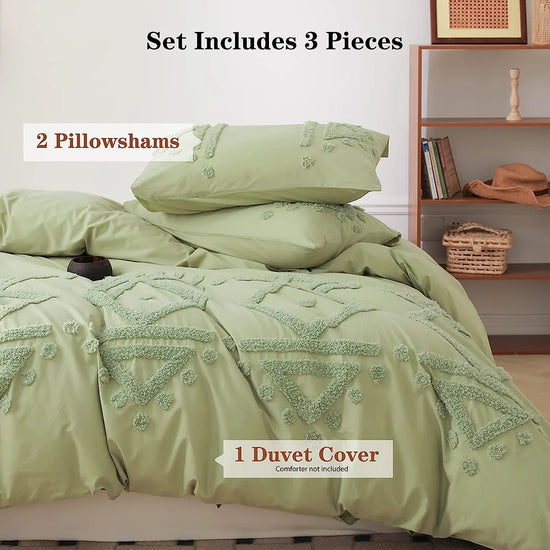 Simple & Opulent Bedding Set 3PCS 100% cotton