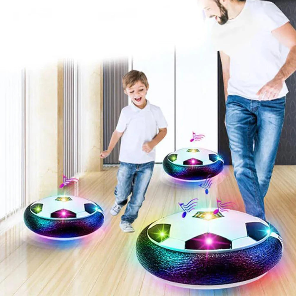 Hover Soccer Ball Floats with LED lights Music, Outdoor Game For Kids