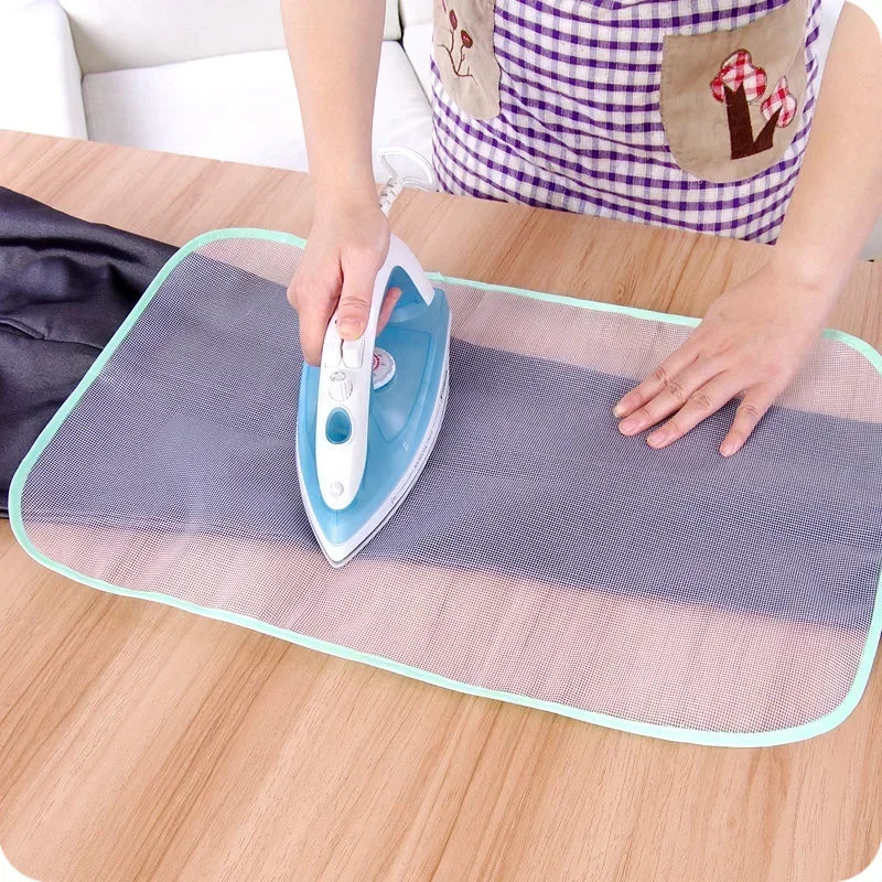 1/2PC Heat Resistant Ironing Sewing Mesh Cloth Protective Insulation Pad Home Ironing Board Mat Anti-scalding