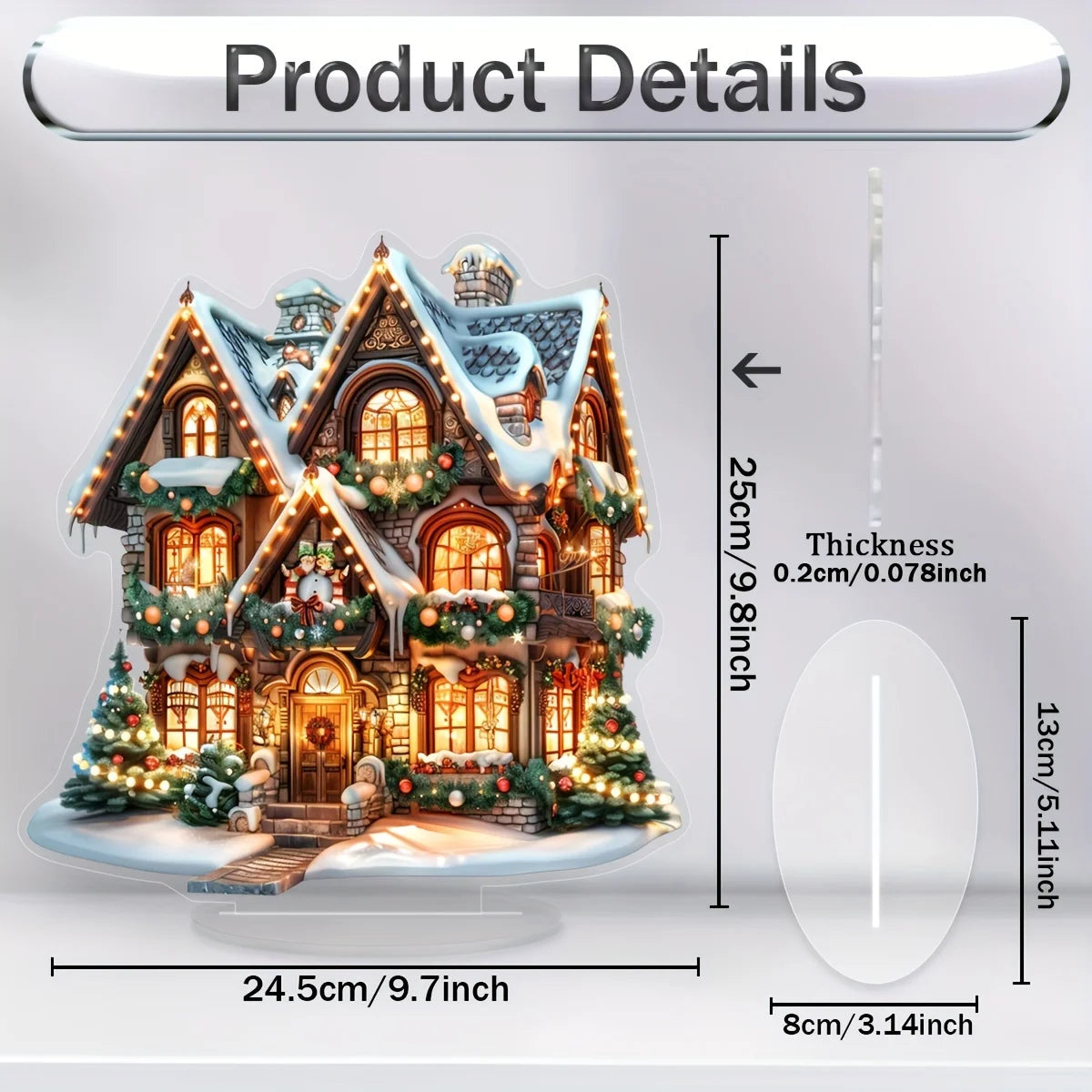 Bohemian Style Christmas House, Christmas Decoration