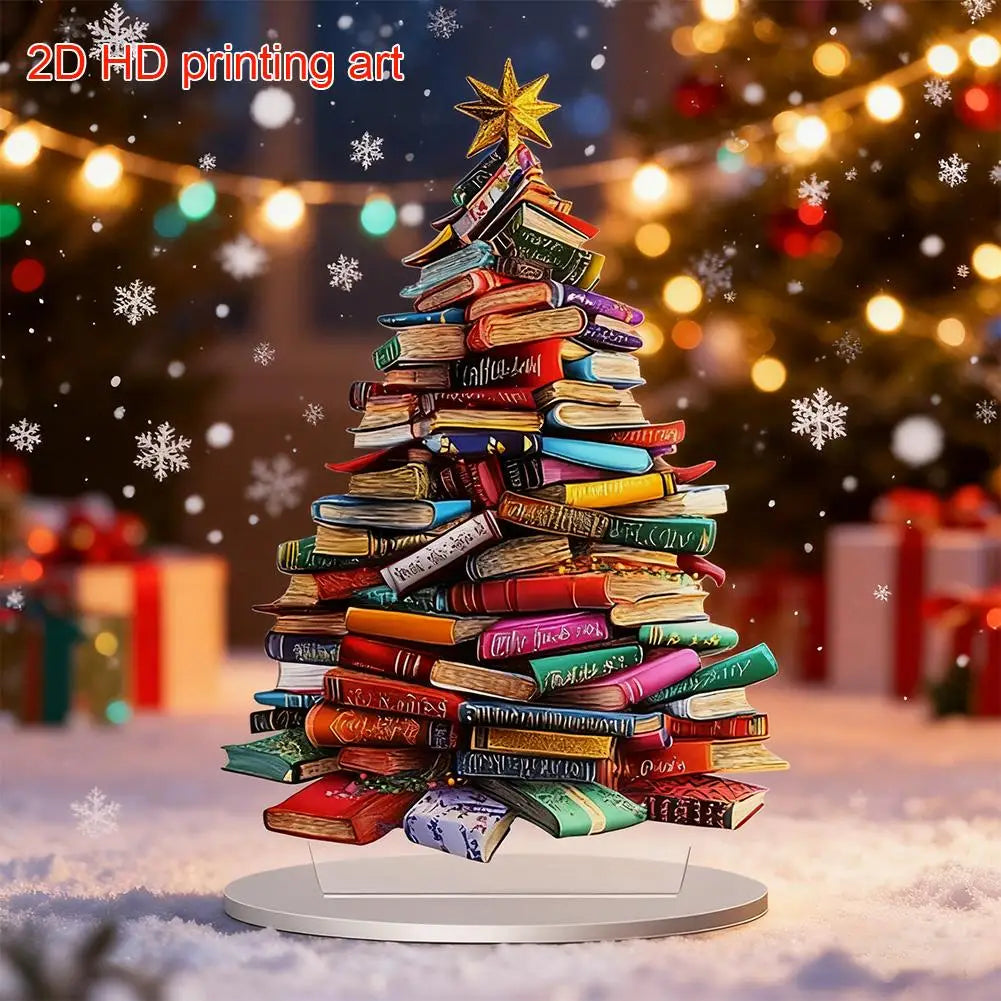Christmas Theme Book Acrylic Ornaments