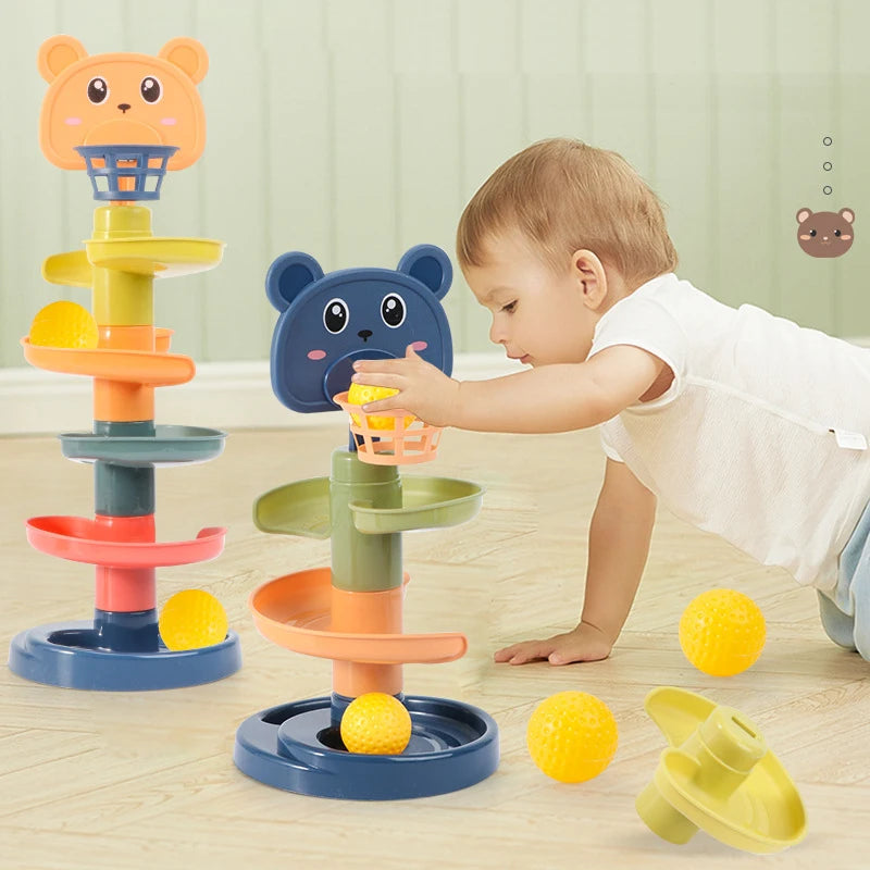Montessori Toys, Baby 0-36 months, Track Rolling Ball, Push Sliding Ball, Early Educations Store