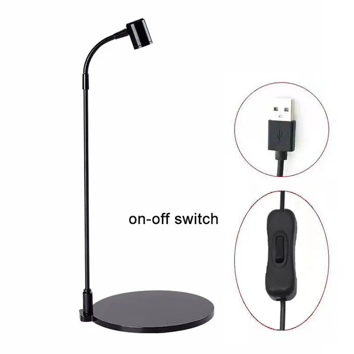 USB Grow Light, Indoor Plant LED Lamp, Stand, Height Adjustable