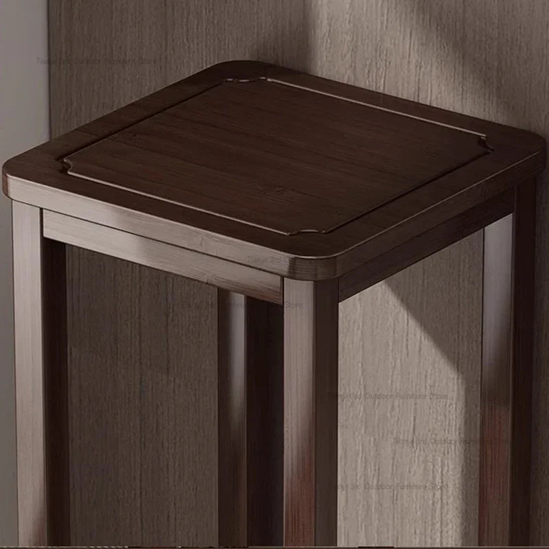 Wood Flower Plant Stands Indoor Outdoor