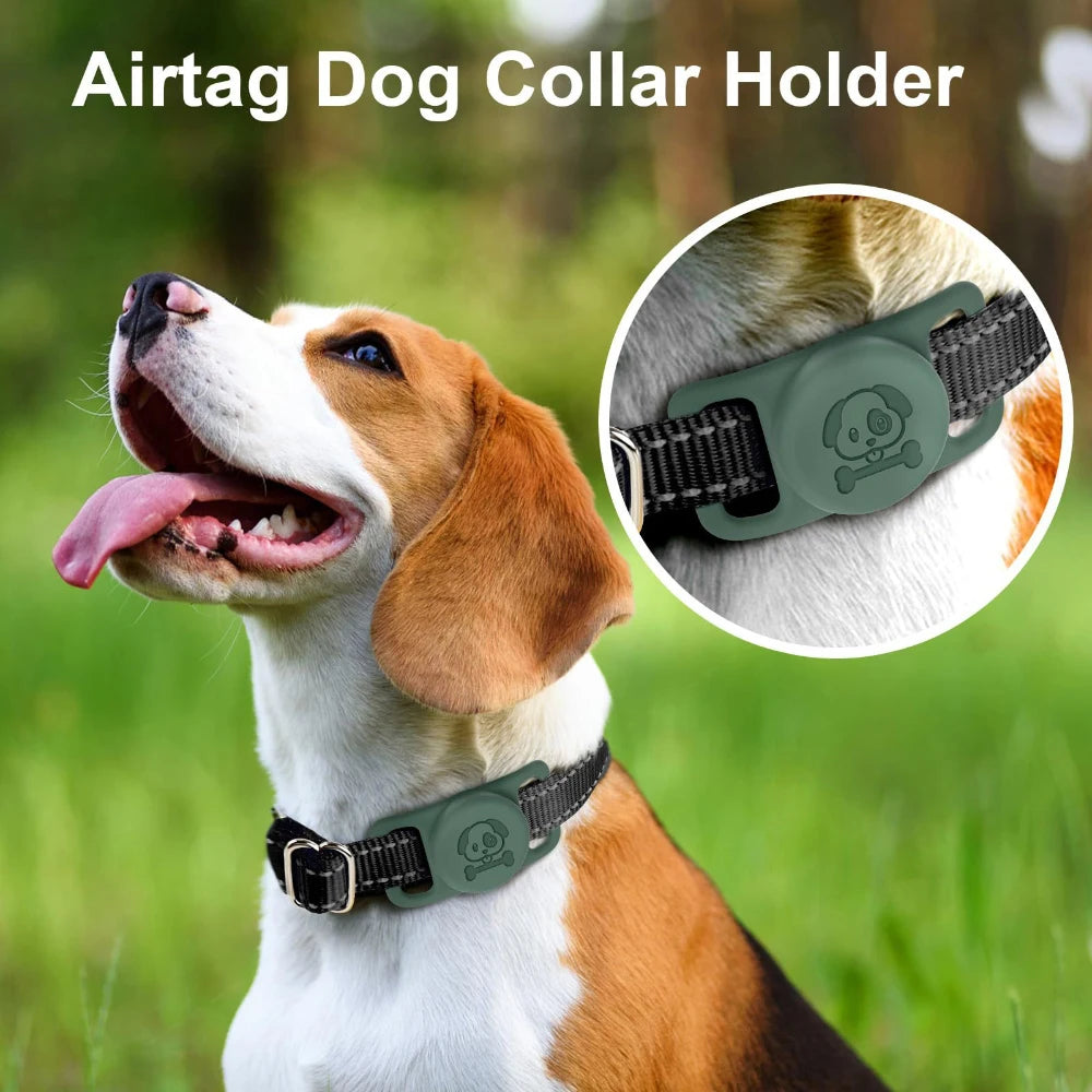 Air Tag Holder for Dogs and Cats Small Holder Slides Onto Collar