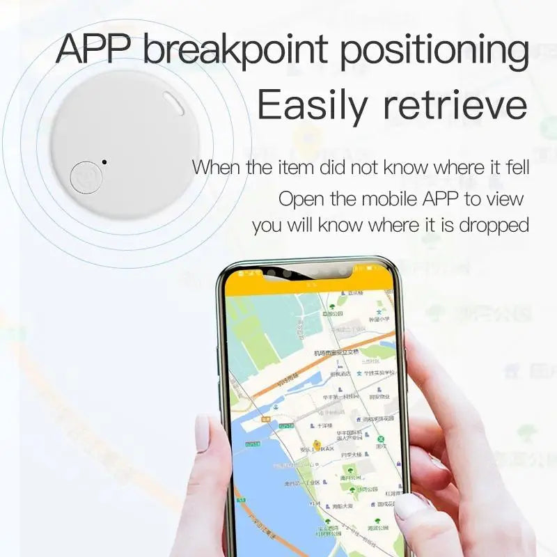 Mini GPS Locator Bluetooth Find Keys, Pets, Children, Belongings