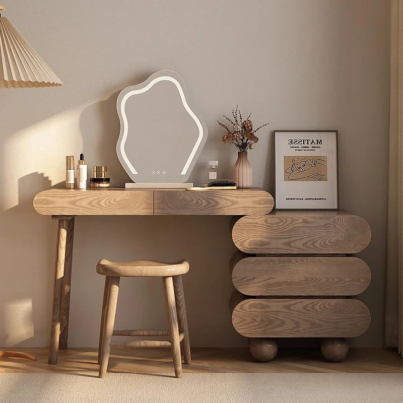Simple Nordic Vanity Table
