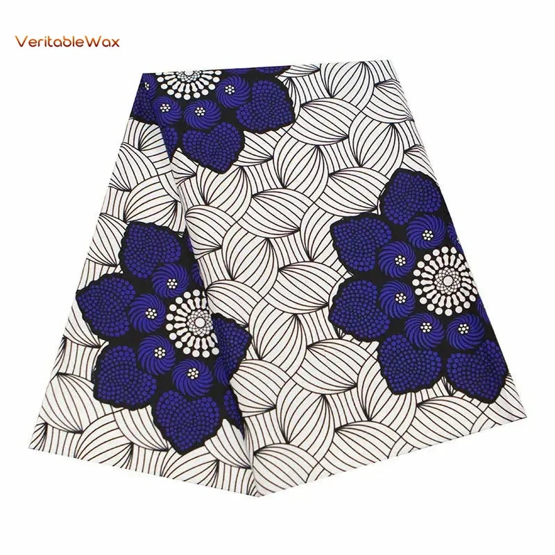Ankara African Double Print Batik, Real Wax Fabric, Sewing Wedding Dress, Quilting, Polyester