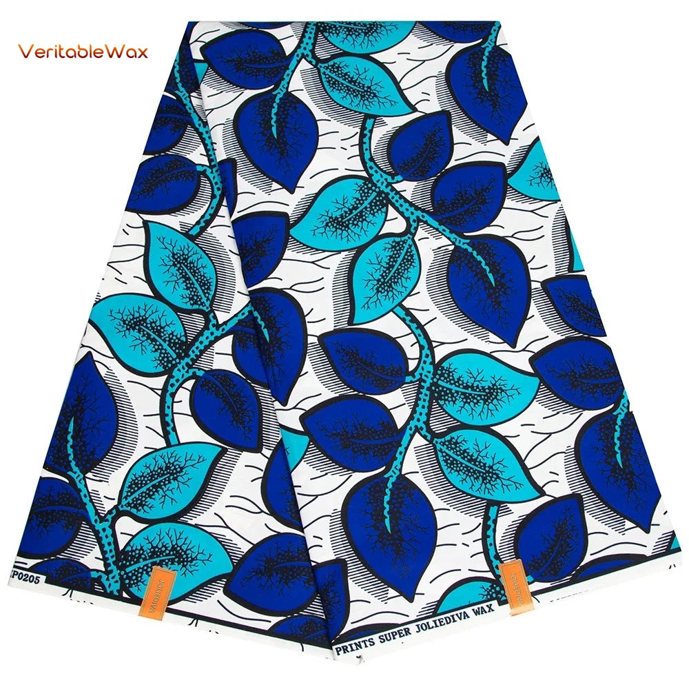 Ankara African Double Print Batik, Real Wax Fabric, Sewing Wedding Dress, Quilting, Polyester