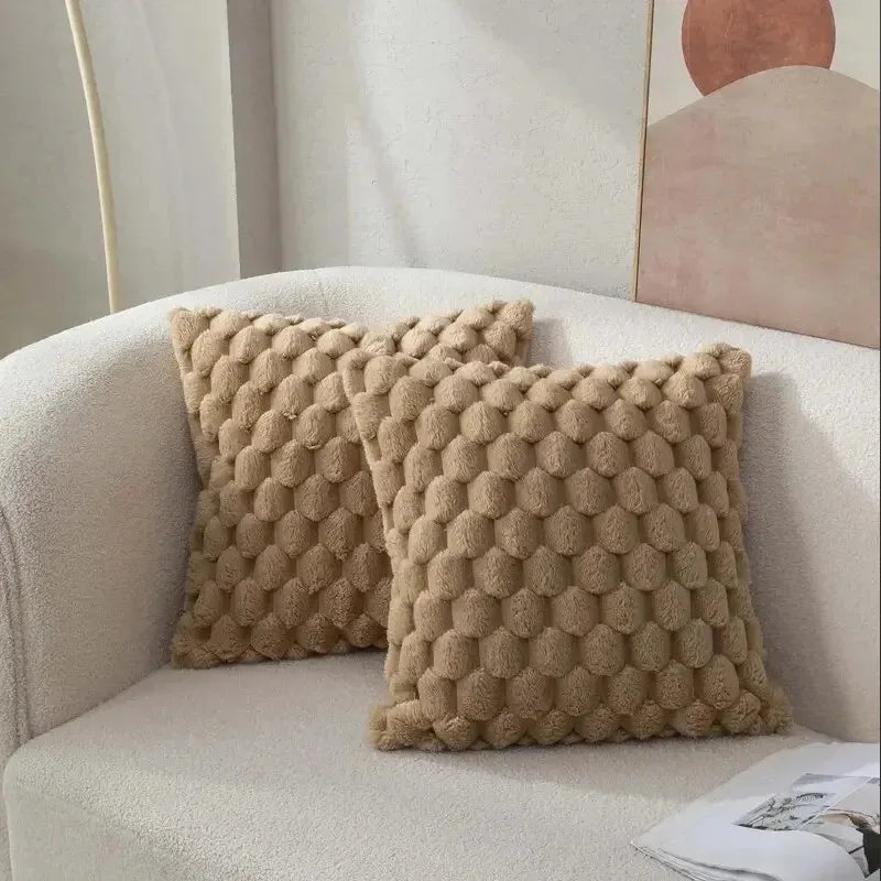 Pineapple Grid Turtle Pattern 3D Throw Pillows For Sofa or Bedroom